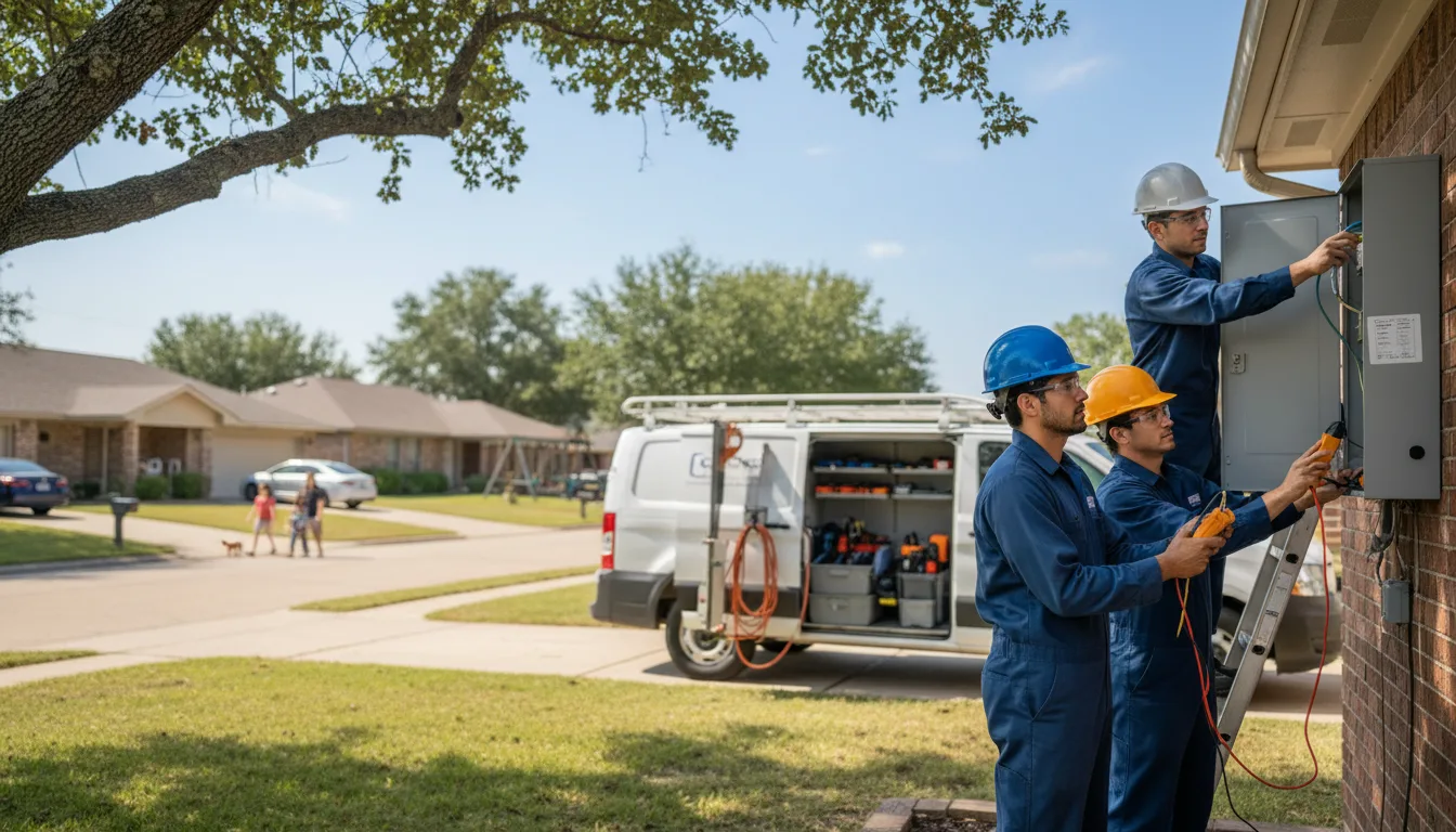 Certified electrician providing emergency electrical services in Louisville, NE